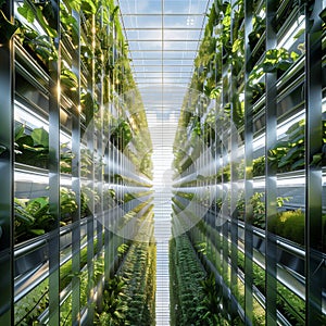 Vertical and ecological agriculture of urban city