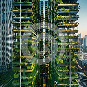 Vertical and ecological agriculture of urban city