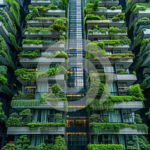 Vertical and ecological agriculture of urban city