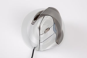 Vertical ergonomic modern computer mouse-joystick computer mouse