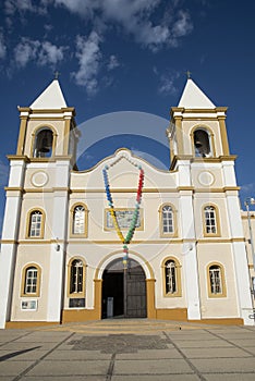 Vertical exterior of Mission San Jose del Cabo