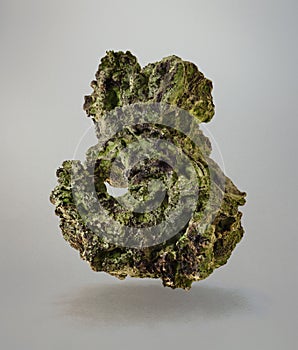 Vertical floating organic rock