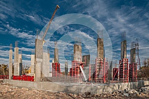 Vertical formwork panels