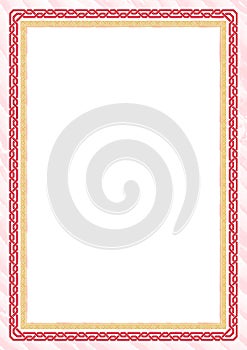 Vertical frame and border with Kyrgyzstan flag