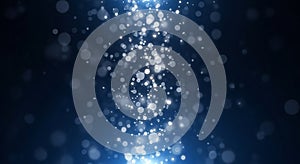 Vertical Glowing Light Particles Abstract Background