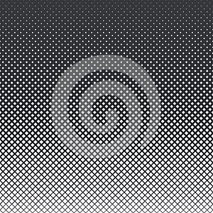Vertical gradient halftone geometric diamond shape background. Pop art template, texture.