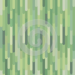 Vertical green organic stripes, vector seamless pattern