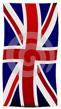 Vertical Hanging Union Jack Flag