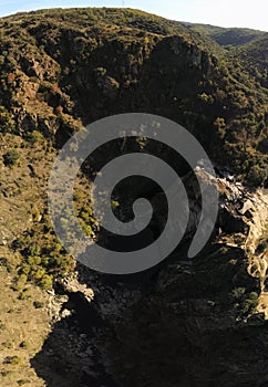 Verticalmente alto ángulo de canón en 