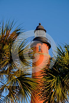 Vertical image of the tallest lighthouse in Florida and second t