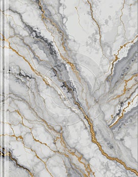 Elegant Marble Texture Journal Cover Design