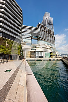 Vertical of K11 Musea mall in Hong Kong