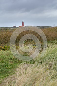 Lighthouse landscape Netherlands photo