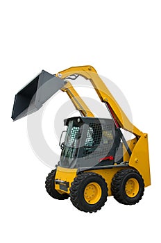 Vertical-Lift Skid Loader. Wheel loader. Loading machine aggregates.