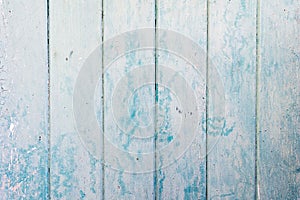 Vertical light blue wooden planks texture. Architecture backgrond, interior design concept