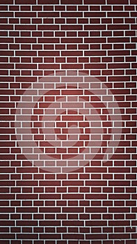 Vertical modern Red brick wall Background Texture