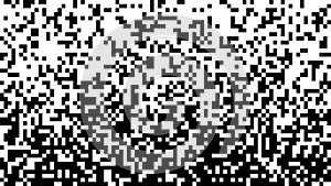Vertical mosaic with failing pixels. Dispersed vector background. Pattern design elements with gradient photo