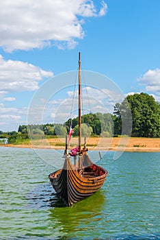 Vertical Photo Viking boat