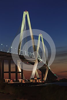 Arthur Ravenel Jr Bridge Charleston SC Vertical