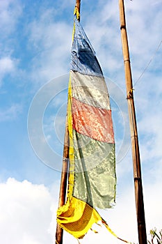 Vertical prayer flag