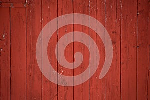 Vertical red barn boards and planks background