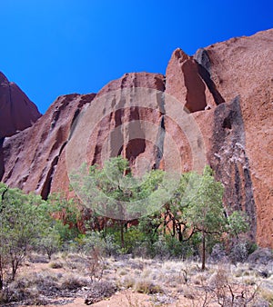 Vertical Rock Face - Uluru