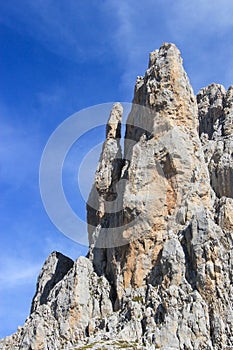 Vertical Rock Formation Picos De Europa, Cantabrian Mountains, S