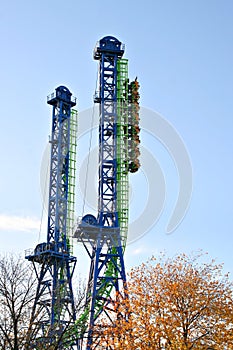 Vertical roller coaster