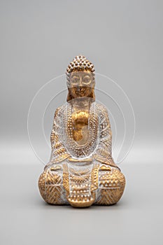 A vertical shot of Buddha photo