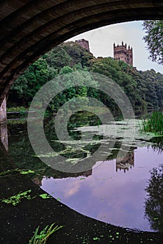 Vertical shot of the Cathedral Church of Christ, Blessed Mary the Virgin and St Cuthbert of Durham