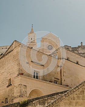 Vertical shot of the Cathedral of San Sabino in Bari, Italy