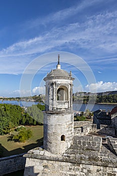 Vertical shot of the Giraldilla de la Havana seen from the Castillo de la Real Fuerza photo