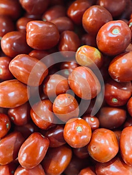 Vertical shot of a heap of ziziphus fruit