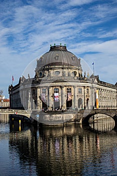 Vertical shot of the historic Bode Museum in Berlin, Germany