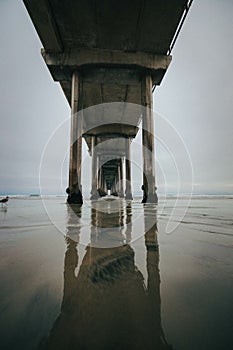 Vertical shot of a La Jolla, San Diego CA.