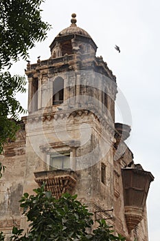 Vertical shot of the Pragma Hal palace in India