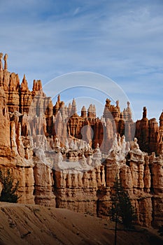 Vertical shot of the scenic Bryce Canyon National Park during daytime in Utah, United States