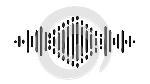 Vertical Sound Wave Equalizer Display Vector, vector design Generative AI