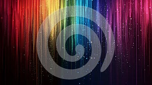 Abstract rainbow light streaks background