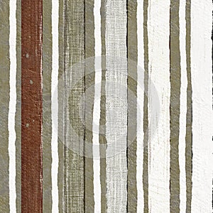 Vertical stripes with grunge pattern, seamless texture, patchwork pattern, 3d illustration