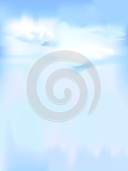 Vertical vector sky - blue abstract background