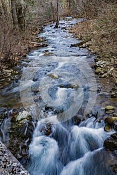 Vertical View North Creek, Botetourt County, Virginia, USA