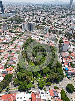 Vertical View: Stunning Aerial Image of Silvano Barba Park