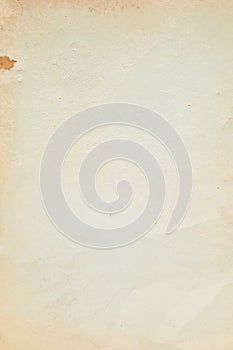 Vertical vintage yellowed paper background texture