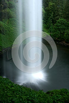 Vertical waterfall