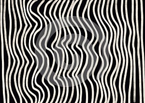 vertical wavy line, wavelet with irregularity, illustration