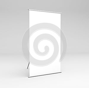 Vertical white stand