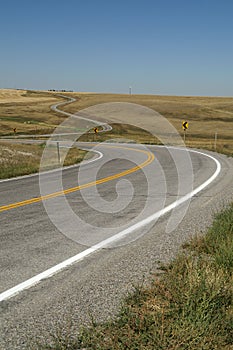 Vertical Winding Road