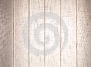 Vertical window blinds fabric curtain background texture. White gray colors
