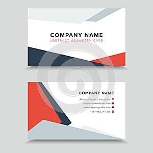 Vertor Visit Card Template Design.